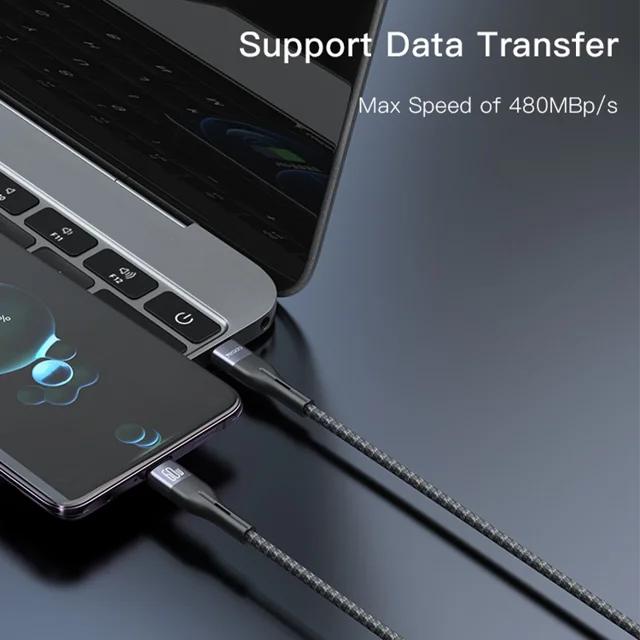 کابل USB-C یسیدو مدل DUAL TYPE-C CA156 60W طول 1 متر 101959803